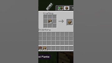 How to Craft In Single Click | IN MINECRAFT PE | NO ADDONS/NO MODS #minecraft#Shorts