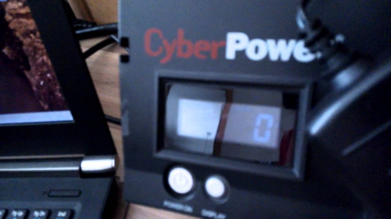 CyberPower UPS test YouTube