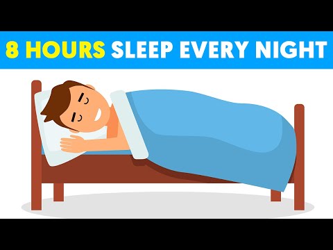 ہر رات مکمل 8 گھنٹے کی نیند کیسے حاصل کی جائے۔