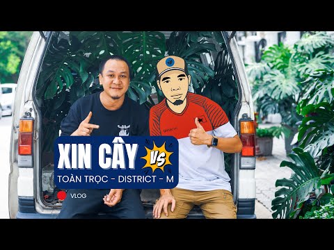 Vlog - Mượn mini-van bố vợ qua Toàn Trọc District-M xin đểu cây Monstera