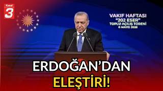 Cumhurbaşkanı Recep Tayyip Erdoğan'dan CHP'li Belediyelere Eleştiri!