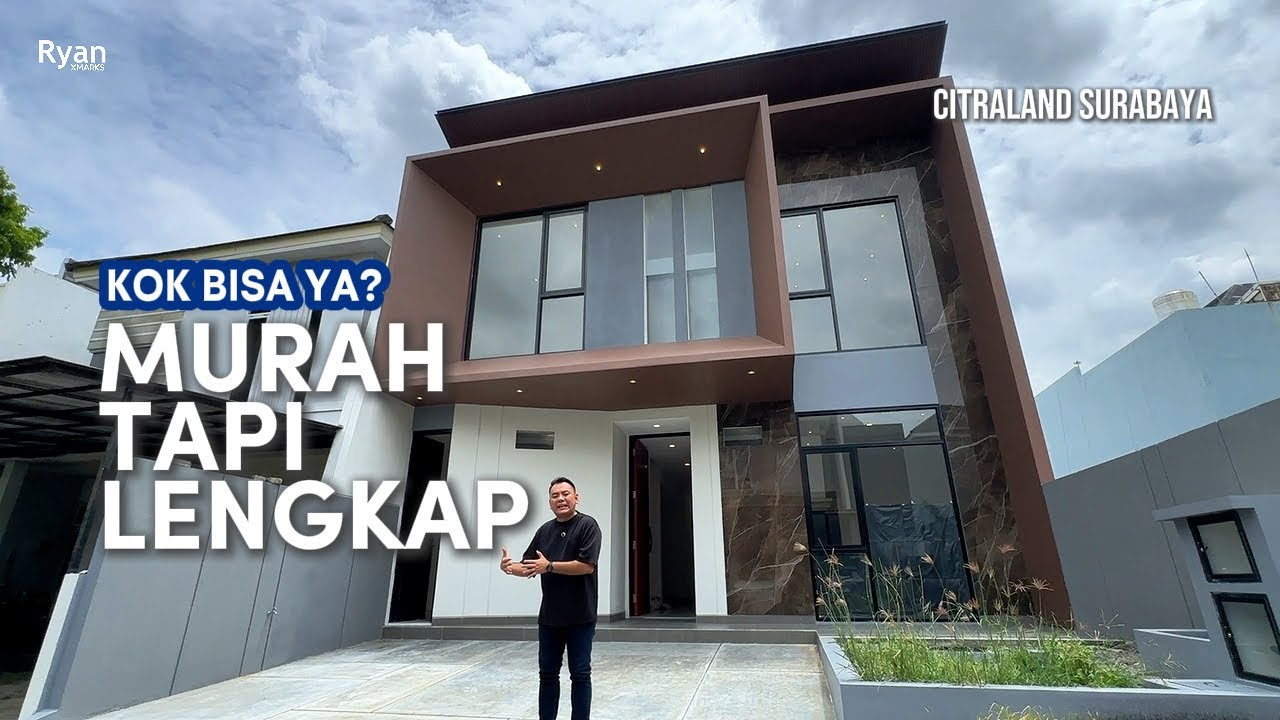 yang ini MURAH MERIAH, 3M-an tapi FULL KAMAR MANDI DALAM ✨ Rumah Baru Citraland Surabaya 👍