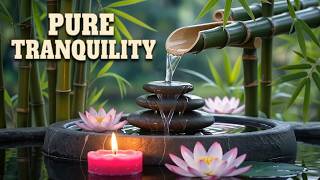 Pure Tranquility: Bamboo Fountain & Soft Candlelight | Ep12 screenshot 3