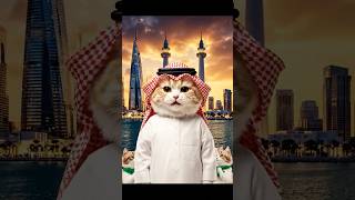 Kuwait’s Cutest Singer 😻🎤 | A Fluffy Tribute to the Nation 🇰🇼✨
