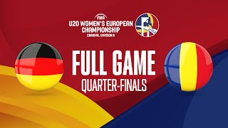 Germany v Romania | Full Basketball Game | FIBA U20 Women's European Championship 2023
