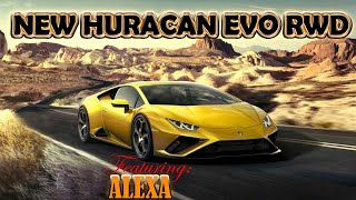 NEW LAMBORGHINI HURACAN EVO RWD WITH ALEXA: Newly updated front and rear splitter plus more!!
