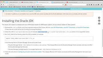 Virtual machines - CDH5 - Setup JDK 1.8 for installation of Cloudera Manager