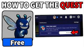 Complete Quests and Get This Free Item in Roblox