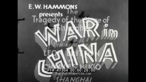 JAPANESE INVASION OF CHINA   SEIGE OF SHANGHAI & INTERNATIONAL SETTLEMENT WWII FILM  47304
