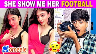 I CLICK HER FOOTBALL PICTURES ON OMEGLE | Omegle india | Omegle funny | Omegle prank  | MRA OP