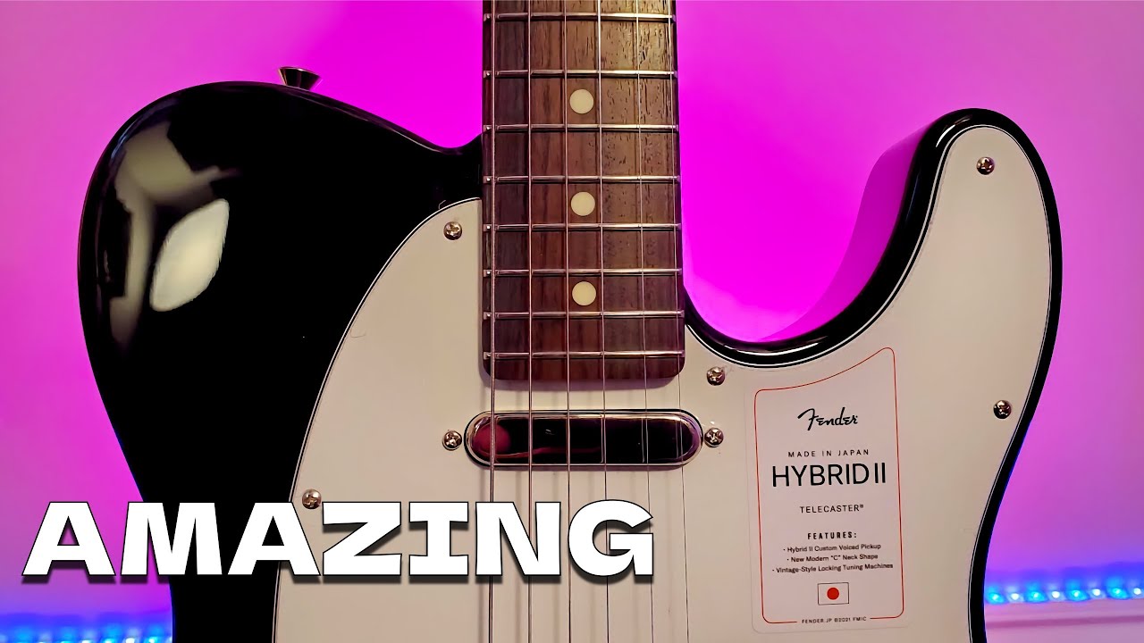 Fender MADE IN JAPAN HYBRID Ⅱ TELECASTER 2022年製 - YouTube