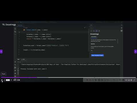 Docstrings
