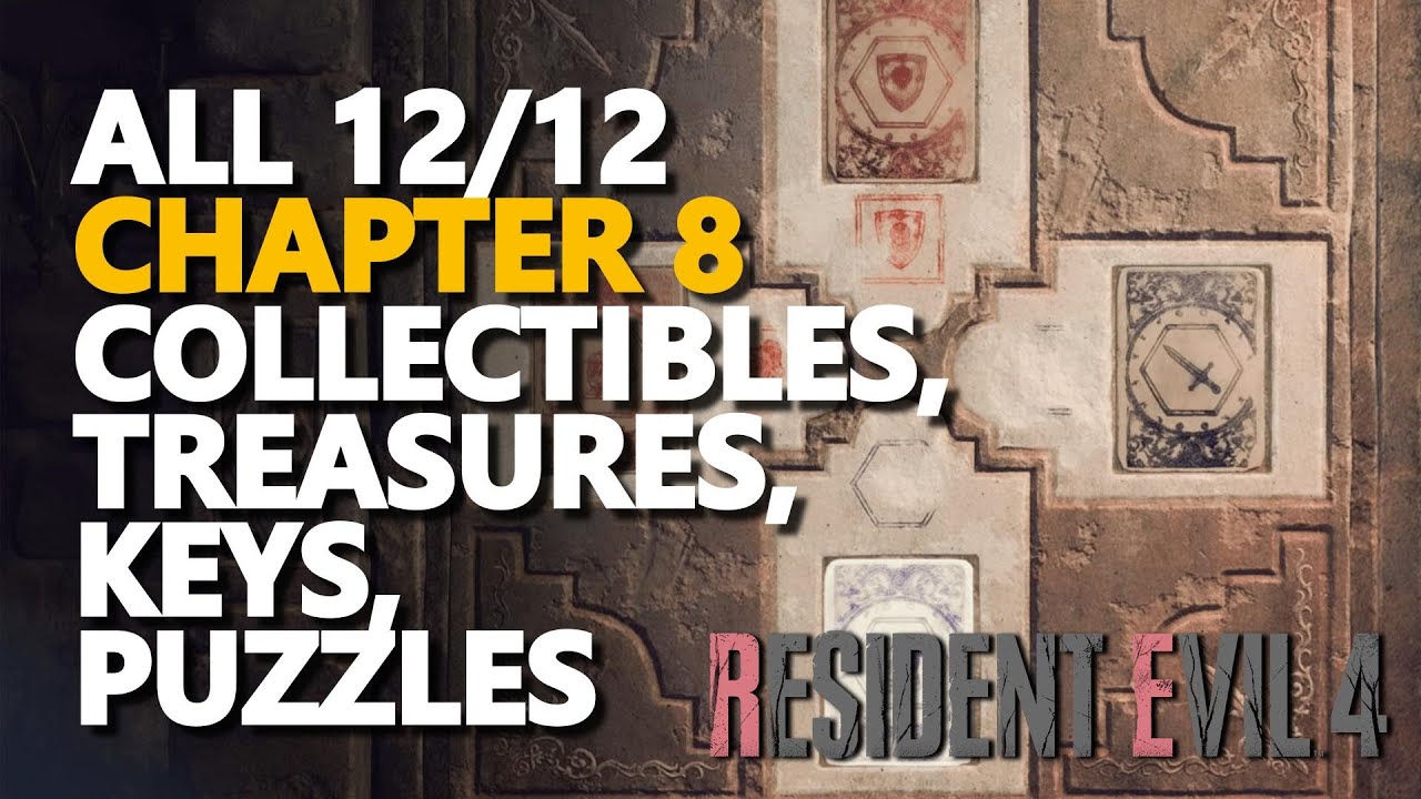 All Chapter 8 Collectibles, Treasures, Keys, Puzzles RE4 Remake