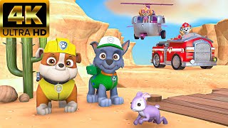 Paw Patrol On A Roll! 4K - Fix the Bridge for the Bunnies