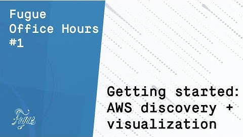 Fugue Office Hours #1: Getting Started with AWS Infrastructure Visualization