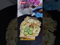 Cucumber Omelette Sandwich Recipe #food #sandwich #trending #shorts