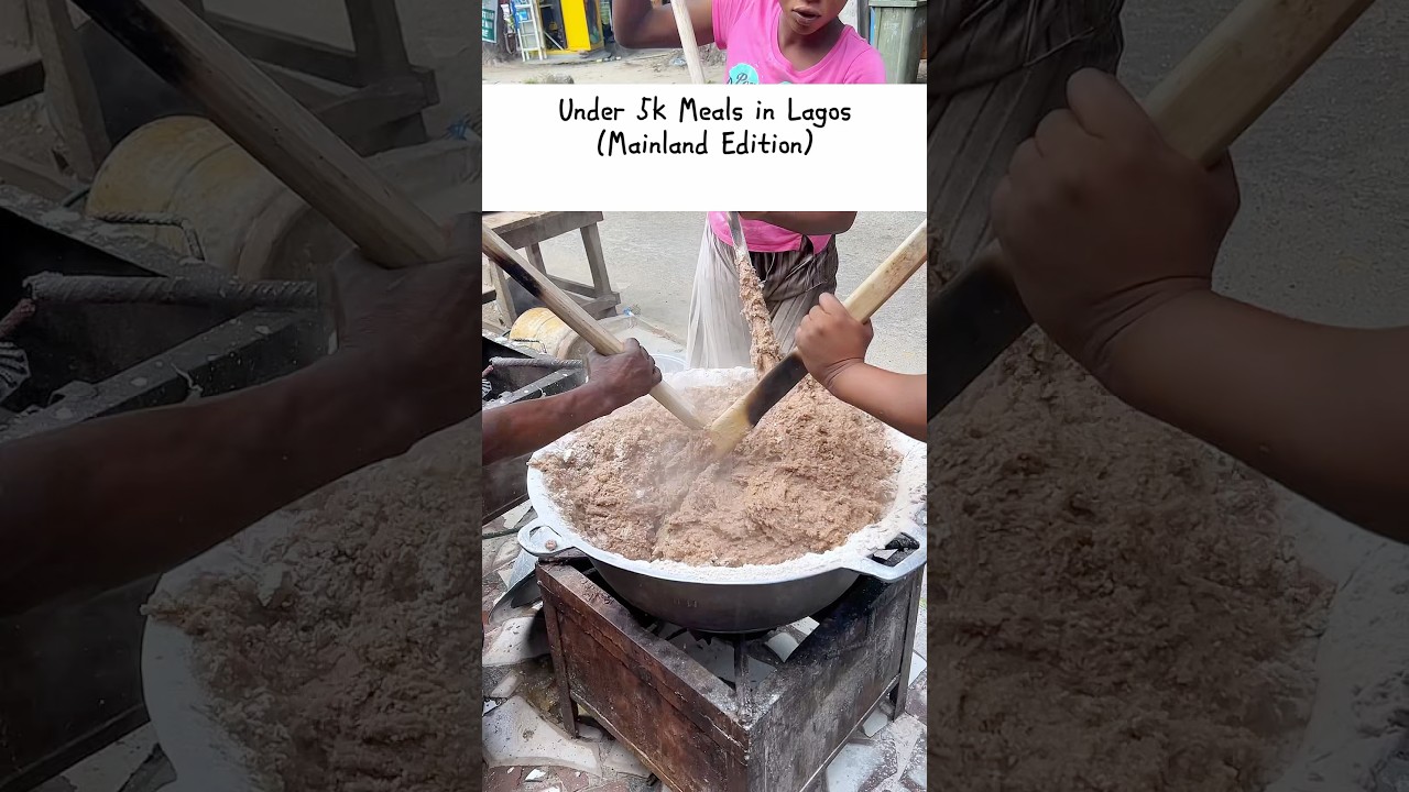 Еда для людей младше 5 тыс. человек в Лагосе