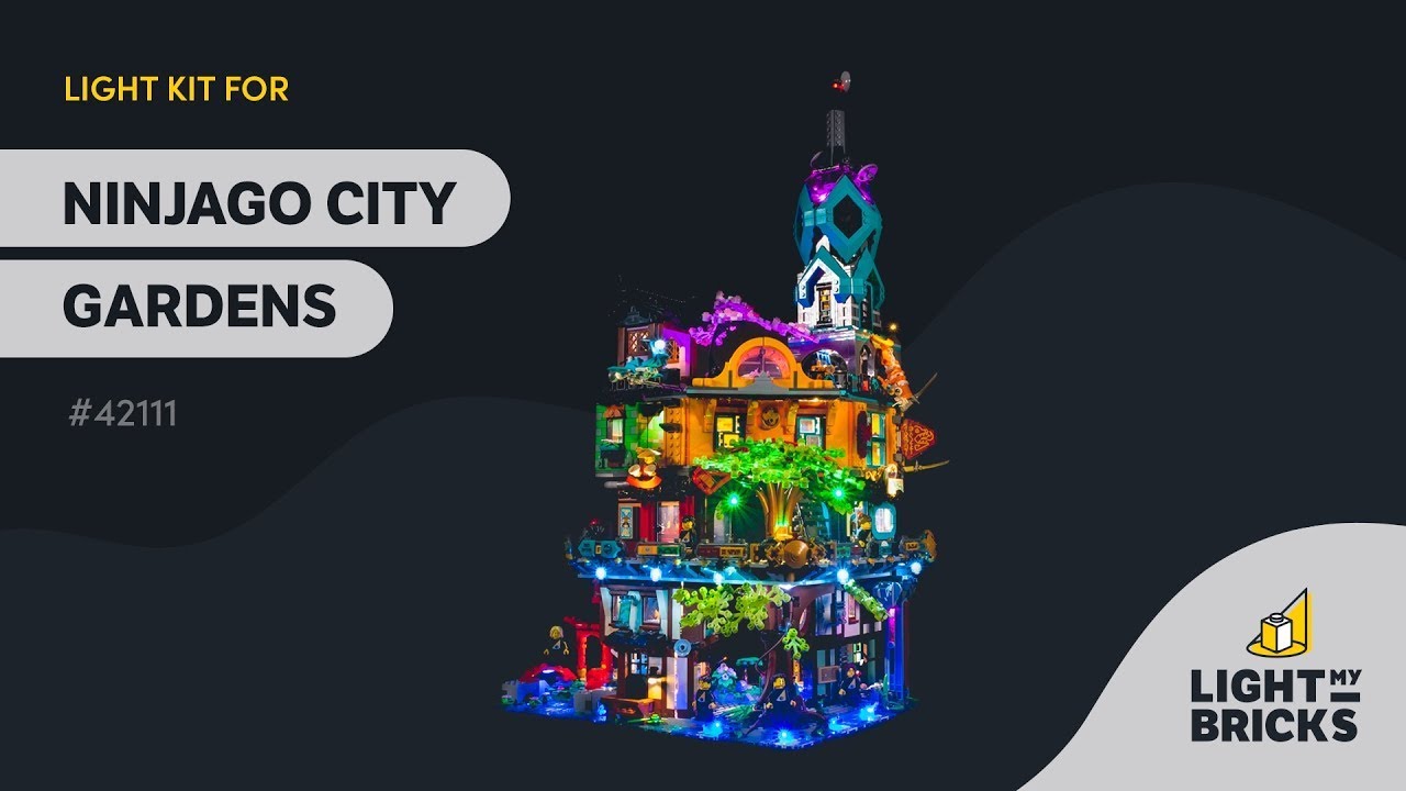 LEGO City Gardens #71741 - Light Kit - Light My Bricks YouTube