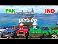 INDIAN CARS VS PAKISTAN CARS WOODEN RAMP WATER &amp; SUSPENSION TEST ||DATTRAX GAMING ||ABHISEK GAMING