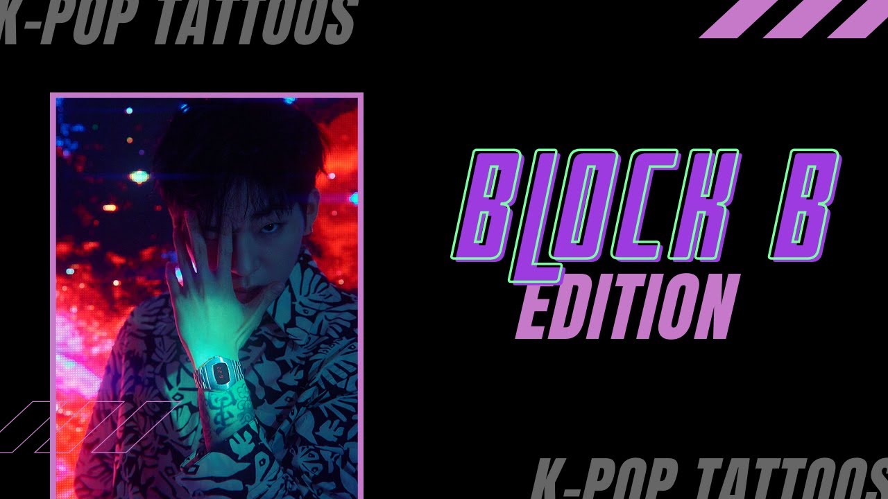 K-pop tattoos: Block B edition