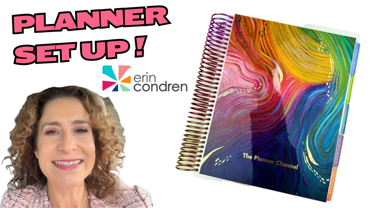 Erin Condren Life Planner Setup! 2025 - YouTube
