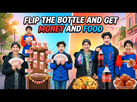 Flip the bottel and get Money and Food |😱 MoonVines