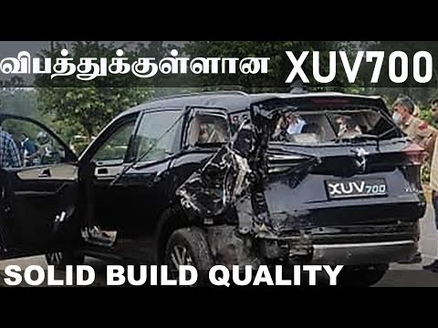 XUV700 accident I Build quality proven in live accident I XUV 700 safety rating