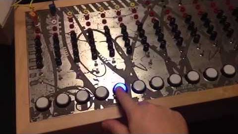 New analog Programmer sequencer  test run with minibrute