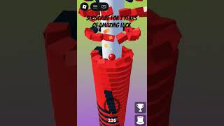How to play stack ball with tips and full gameplay.#roblox #gaming #shorts #tips #gamplay #stackball