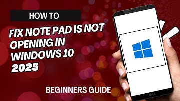 HOW TO FIX NOTEPAD IS NOT OPENING IN WINDOWS 10 | STEP BY STEP TUTORIAL | GEL TOLENTINO
