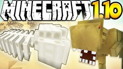 Minecraft 1.10 Update: Dino Fossil Excavation Archeology Dig! Lets Play Ep.4