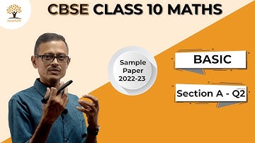 Question 2 | Section A | Real Numbers | CBSE Class 10 2022-23 Sample Paper | Maths Basic