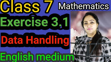 Class 7, Mathematics, Exercise 3.1, Data Handling, PSEB, English Medium