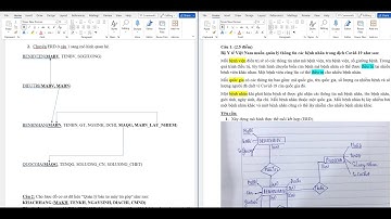 Giải Đề 2 Thi Giữa Kỳ Cơ Sở Dữ Liệu 2020-2021 || Solve the midterm Database exam 2020-2021