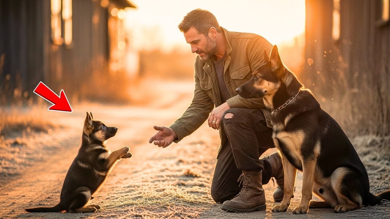 Tiny Shepherd Puppy Begged a PTSD Marine for Help — What They Found Will Break Your Heart