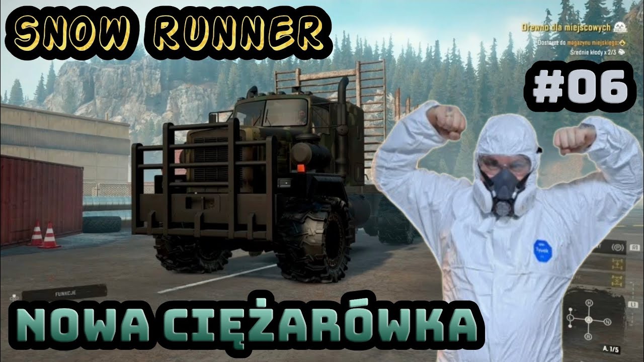 SNOW RUNNER PS 4 #drewno dla miejscowych 