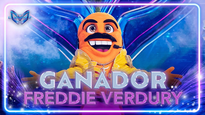 FREDDIE VERDURY se convierte en el gran GANADOR de la sexta temporada de ¿QUIÉN ES LA MÁSCARA?