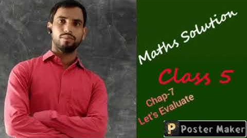 viva Start up maths Solution class 5 Chap 7 Let
