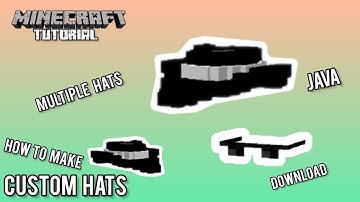 How to Create Custom Hats| Minecraft 1.21 Resources Pack Tutorial