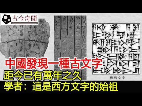 中國發現一種古文字，距今已有萬年之久，學者：這是西方文字的始祖︱奇聞︱考古︱文物#古今奇聞 - YouTube