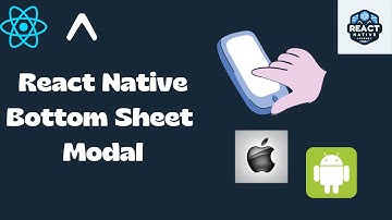 Implement Bottom Sheet in React Native & Handle Input Fields Inside the Sheet on iOS/Android