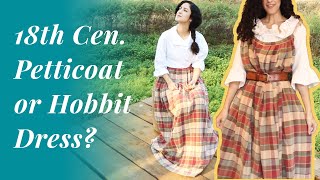 Outlander Skirt or Hobbit Dress? Sewing an 18th Century Skirt (Petticoat) |   Simplicity 8162
