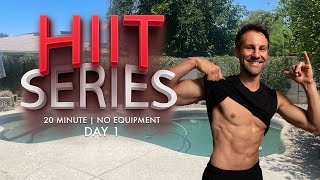 Beginner Super Tabata Style Total Body HIIT Workout | No Equipment