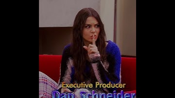the dan schneider credits appearing when tori shushed cat scared me // #victorious