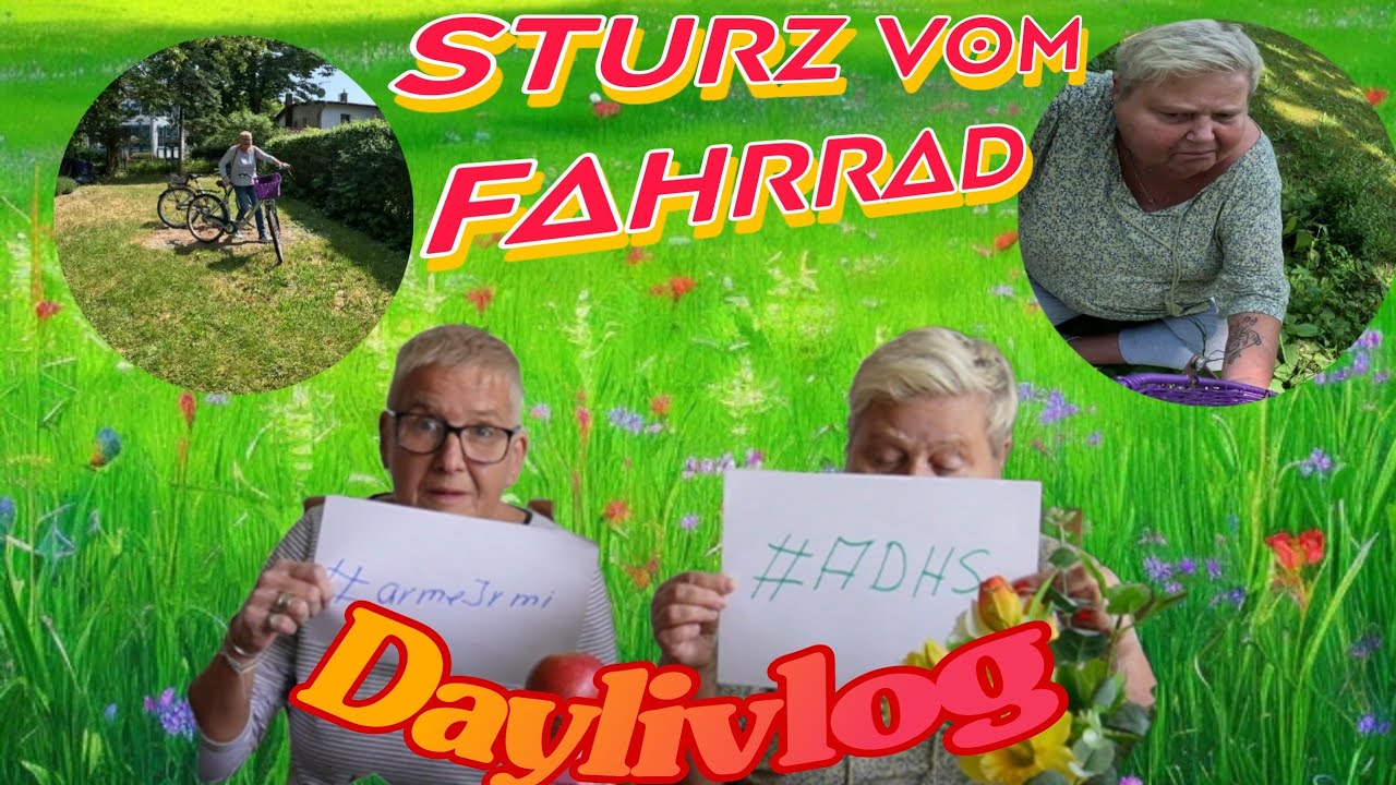DayliVlog und ille ist wieder mit dem  Fahrrad gestürzt 🥺
