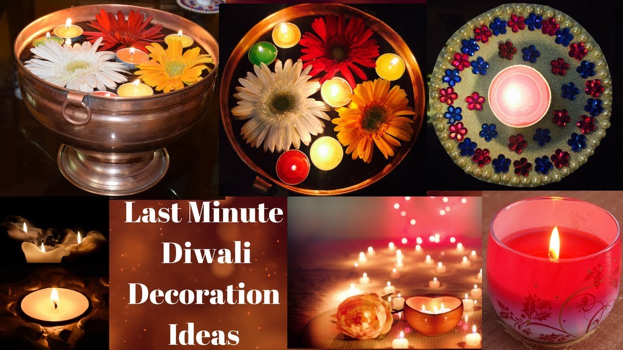 Last minute Diwali  Decoration  Ideas  Simple Diwali  