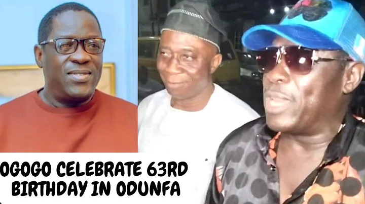 ACTOR TAIWO HASSAN OGOGO CELEBRATES 63RD BIRTHDAY IN HIS HOOD AT ODUNFA