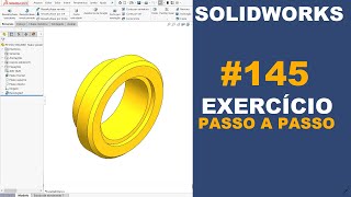 SOLIDWORKS | EXERCISE 145 - MACHINED PART Ø46x16mm #solidworks