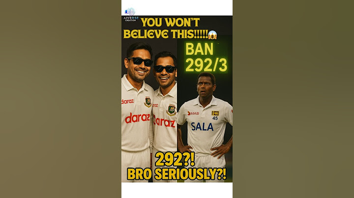 Bangladesh vs Sri Lanka | Shanto Mushfiq Save The Day | 1st Test 2025