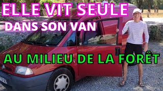 Dorothée VIT SEULE dans son VAN AMÉNAGÉ - PRESENTATION VAN #VANLIFE FEMMES NOMADES #vantour